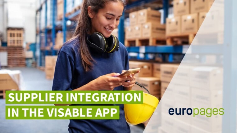 supplier integration in the Visable app