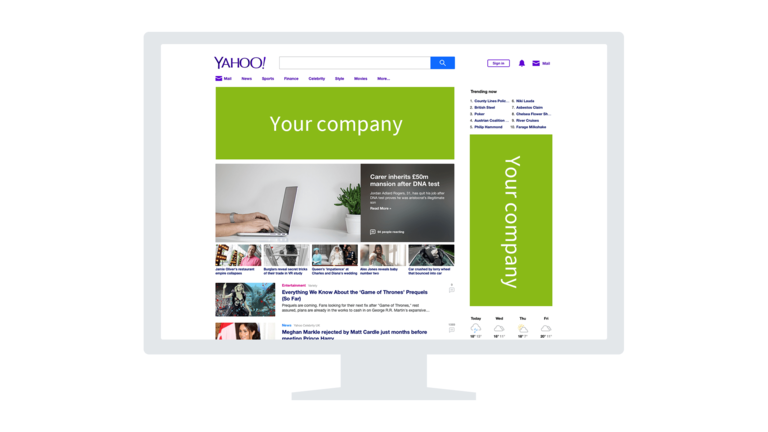Retargeting screen