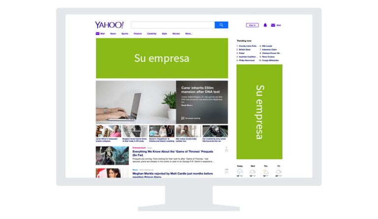 Pantalla de reorientación