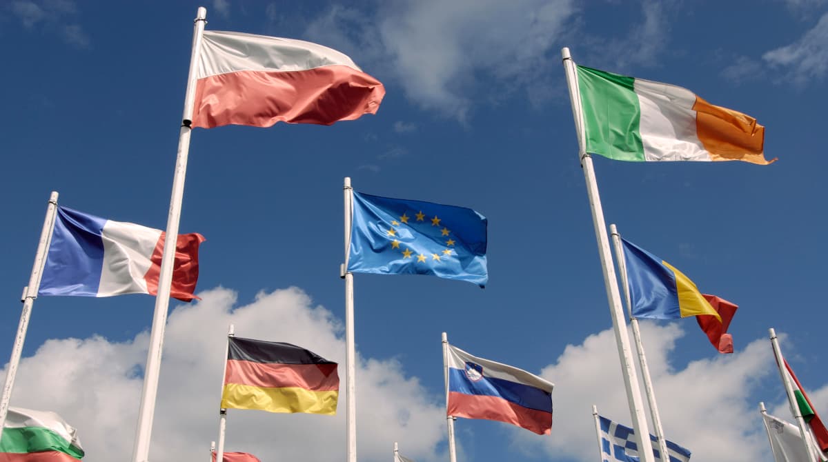 European flags